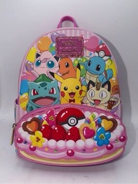 Loungefly Pokemon Birthday Cake Celebration Mini backpack (bedazzled)